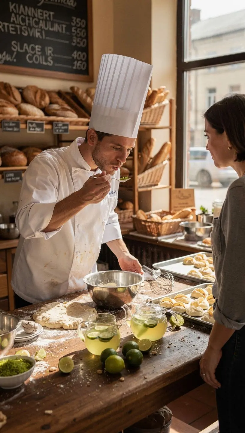 Bartenderio rankose laikomas šviežias citrusinių gėrimas.